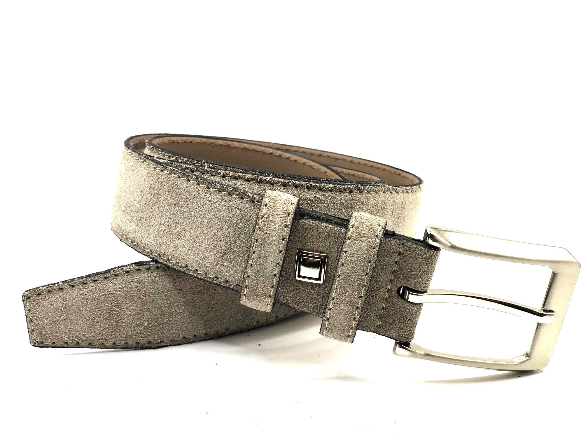 3,5cm Pak Riem Suede Ecru 0004-12