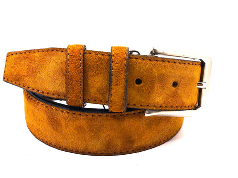 3,5cm Pak Riem Suede Cognac 0004-3