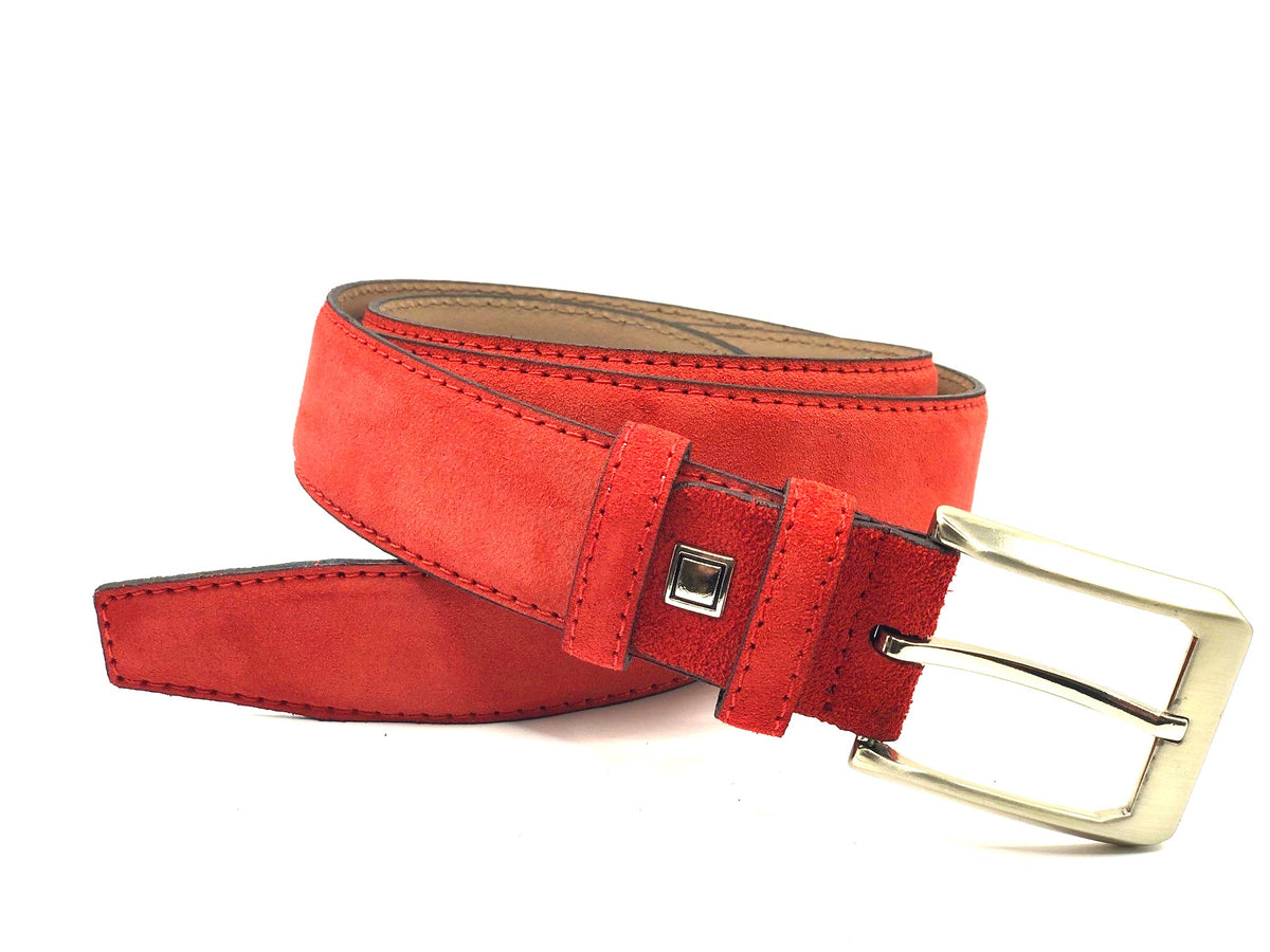 3,5cm Pak Riem Suede Rood 0004-7
