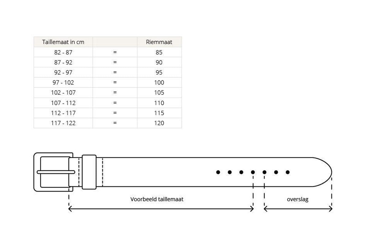 3,5cm Pak Riem Zwart 40605-1