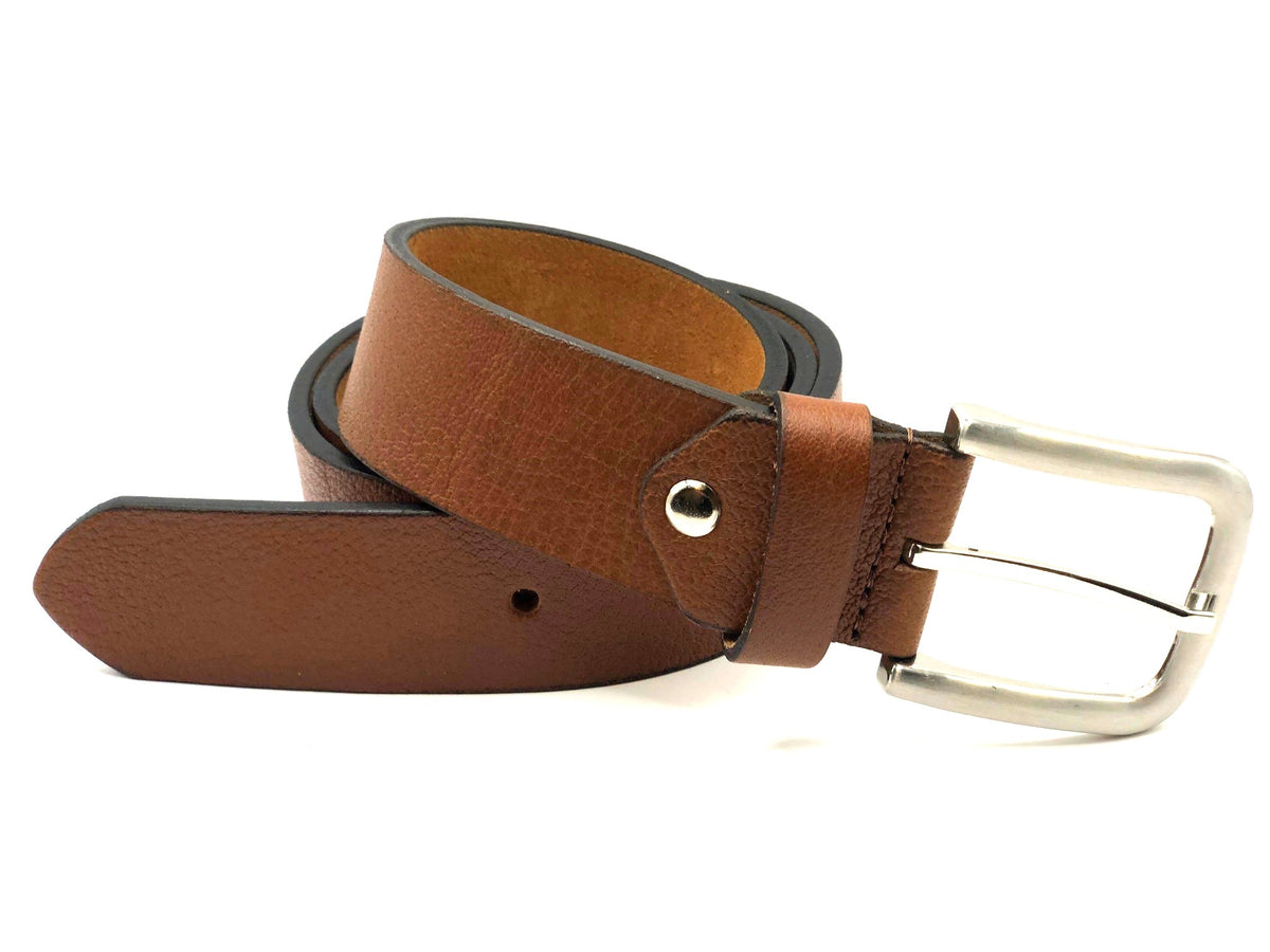 4cm Classic Jeans Riem Cognac 40900-3